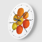 クロック – ファイバーアーツ糸ボール (傾斜)