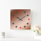 クロック – レトロ60s金属顔 (ホーム)