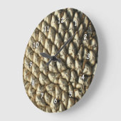 クロック – 乾燥ひまわり頭 (傾斜)