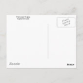 クロック、資本建物グラウンズリッチモンド、VA ポストカード (裏面)