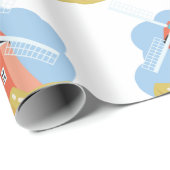 クロッグと風車 ラッピングペーパー (ロールコーナー)