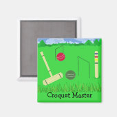 クロッケーの達人 マグネット (正面/裏面)