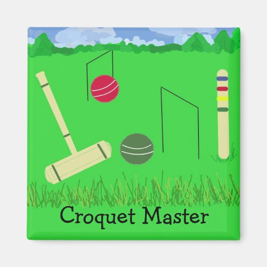 クロッケーの達人 マグネット (正面)