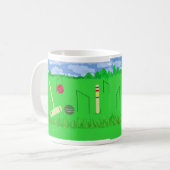 クロッケーゲーム コーヒーマグカップ (正面左)