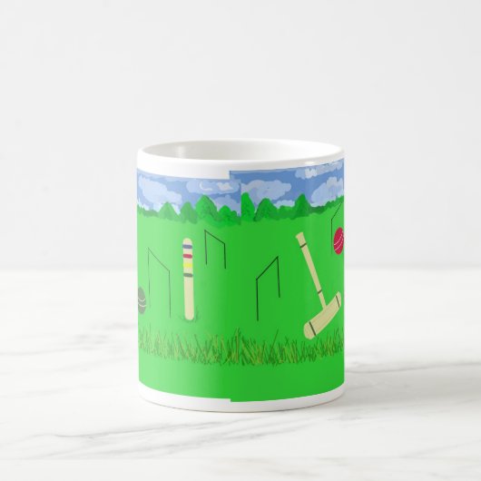 クロッケーゲーム コーヒーマグカップ (中央)