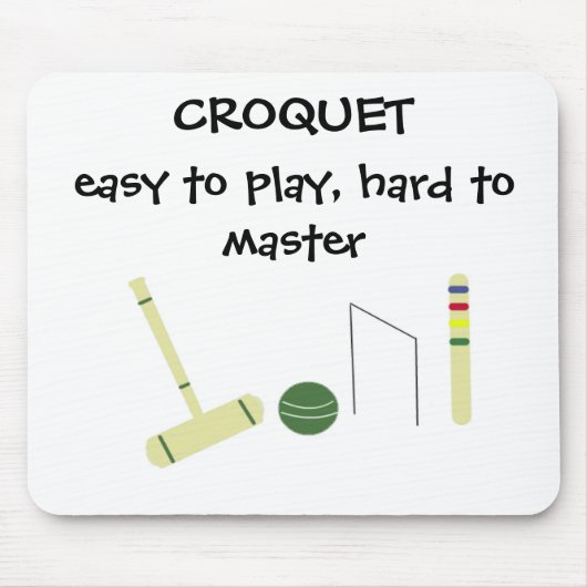 クロッケーゲーム マウスパッド (正面)