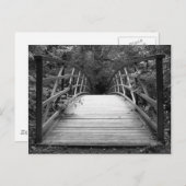 クロッシングオーバー(b&w)はがき ポストカード (正面/裏面)