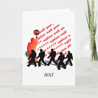 クロッシングガードのフォトフレーム カード