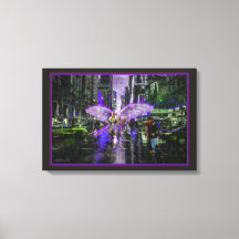 クロッシングガード油24x16ストレッチキャンバス