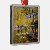 クロッシングザバッファローリバースクエアオーナメント メタルオーナメント (右)