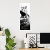 クロッシングブルックリンフェリーニューヨークシティウォルトホイットマン ポスター (ホームオフィス)