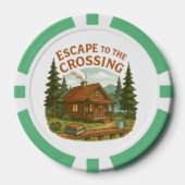 クロッシングマギー・サリバン居心地の良いキャビンに逃げる ポーカーチップ (正面)