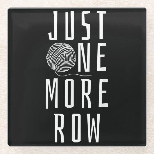 クロッチおもしろいングことわざ糸ギフト ガラスコースター (正面)