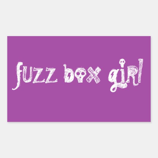 クロッチのないステッカー 長方形シール (正面)