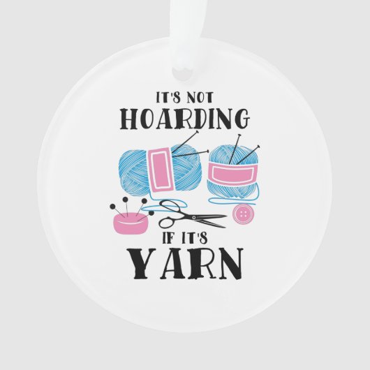 クロッチング編み物ギフト オーナメント (正面)