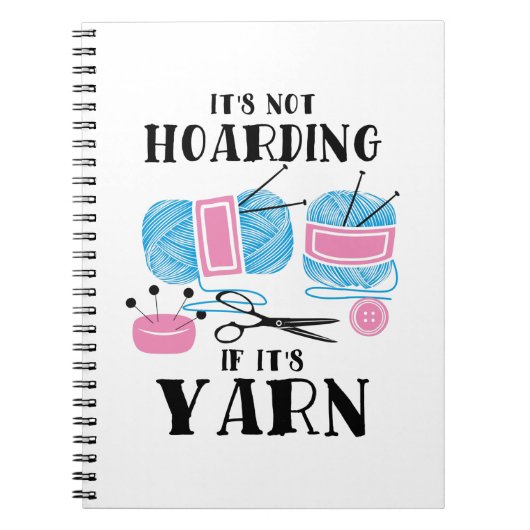 クロッチング編み物ギフト ノートブック (正面)