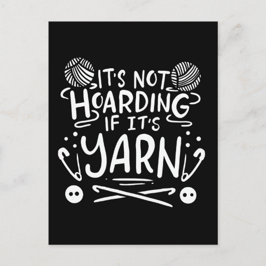 クロッチング編み物ギフト ポストカード (正面)