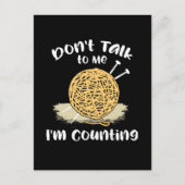 クロッチング編み物ギフト ポストカード (正面)