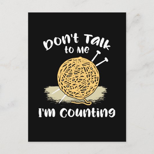 クロッチング編み物ギフト ポストカード (正面)