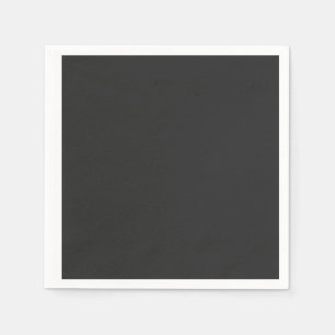 クロッパーソナライズされたクの白黒の写真の新規作成 スタンダードカクテルナプキン