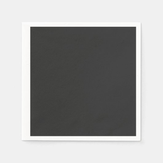 クロッパーソナライズされたクの白黒の写真の新規作成 スタンダードカクテルナプキン (正面)