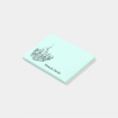 クロッパーソナライズされたチタコ ポストイット (アングル)