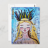 クロッピンスプリーによる芸術 ポストカード (正面/裏面)