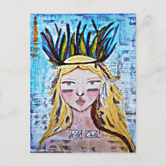 クロッピンスプリーによる芸術 ポストカード (正面)