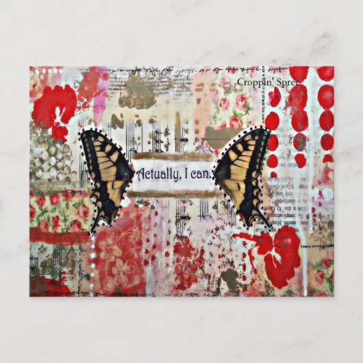 クロッピンスプリーによる芸術 ポストカード (正面)