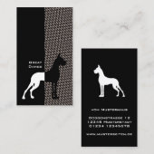 クロップされた大きなDaneの名刺 名刺 (正面/裏面)