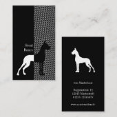 クロップされた大きなDaneの名刺 名刺 (正面/裏面)