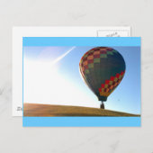 クロップの夕焼け ポストカード (正面/裏面)