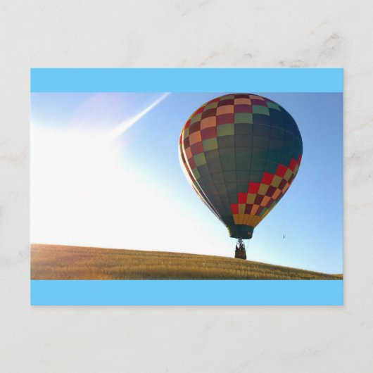 クロップの夕焼け ポストカード (正面)