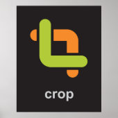 クロップアイコンのポスター ポスター (正面)