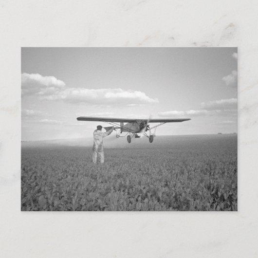 クロップダスター、1938年 ポストカード (正面)