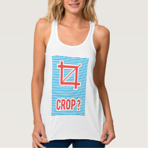 クロップ？，グラフィックデザイナーTシャツ，タイポグラフィ, タンクトップ