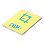 クロップ? ノートパッド (回転)