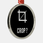 クロップ メタルオーナメント (右)