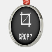 クロップ メタルオーナメント (左)