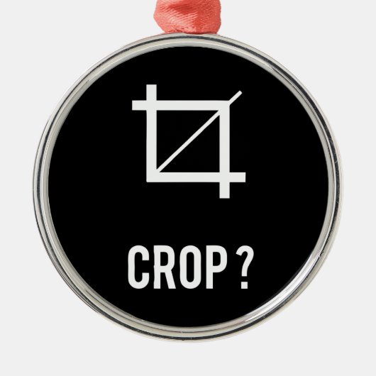 クロップ メタルオーナメント (正面)