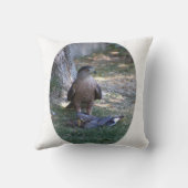 クロップ《鳥》ハヤブサ クッション (裏面)