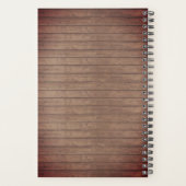 クロッ素朴クウッドカテラーレストランビジネス プランナー手帳 (裏面)