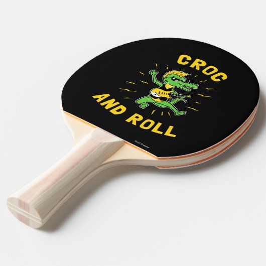 クロッ転がク 卓球ラケット (正面アングル)