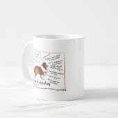 クロテンのシェットランド・シープドッグ コーヒーマグカップ (正面左)