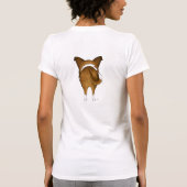 クロテンの滑らかなコリーのお母さん Tシャツ (裏面)