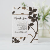 クロテンは葬儀のサンキューカードを去ります サンキューカード (スタンド正面)