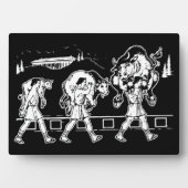 クロトンと牛のミロ – ジムやる気を起こさせる フォトプラーク (正面)