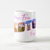 クロトン、ハドソン、ニューヨーク、ハドソンバレー コーヒーマグカップ (中央)