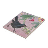 クロドリおよびキンレンカ タイル (側面)