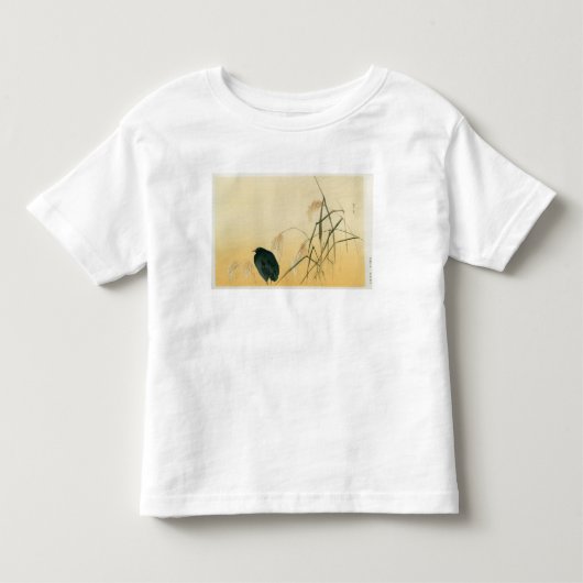 クロドリ、江戸時代 トドラーTシャツ (正面)